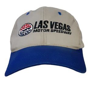 Las Vegas Motor Speedway Hat Snapback One Size Fits All Gray Blue